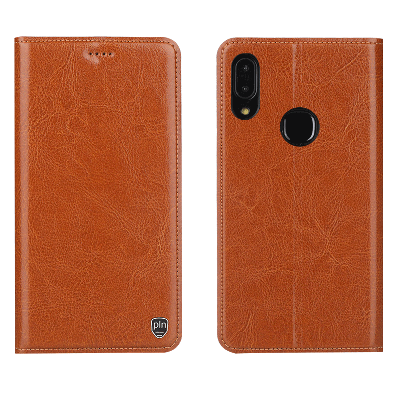 Etui Xiaomi Mi Mix 3 All Inclusive Skórzany Futerał Mały, Obudowa Xiaomi Mi Mix 3 Anti-fall Telefon Komórkowy Żółty Beige