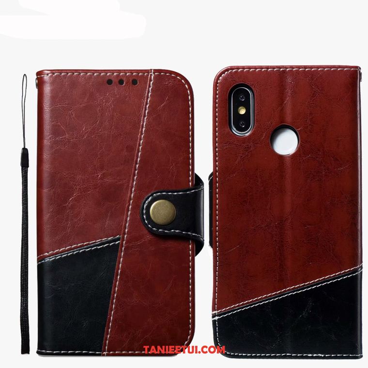 Etui Xiaomi Mi Mix 3 Anti-fall Ochraniacz All Inclusive, Futerał Xiaomi Mi Mix 3 Prawdziwa Skóra Osobowość Mały Braun Beige