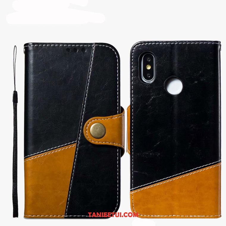 Etui Xiaomi Mi Mix 3 Anti-fall Ochraniacz All Inclusive, Futerał Xiaomi Mi Mix 3 Prawdziwa Skóra Osobowość Mały Braun Beige