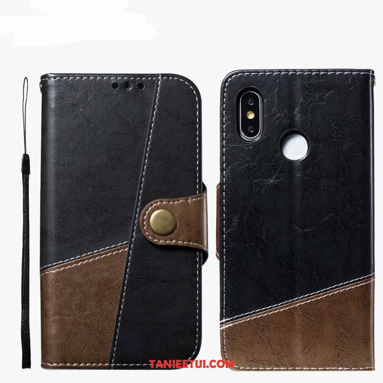 Etui Xiaomi Mi Mix 3 Anti-fall Ochraniacz All Inclusive, Futerał Xiaomi Mi Mix 3 Prawdziwa Skóra Osobowość Mały Braun Beige