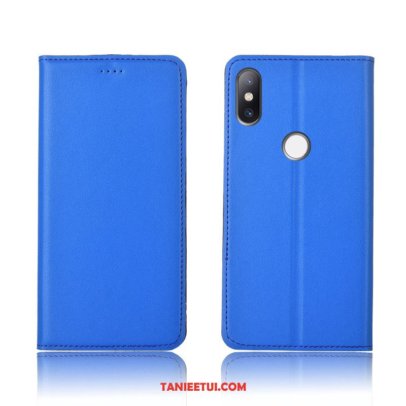 Etui Xiaomi Mi Mix 3 Anti-fall Prawdziwa Skóra Mały, Futerał Xiaomi Mi Mix 3 Miękki Klapa Skórzany Futerał Beige