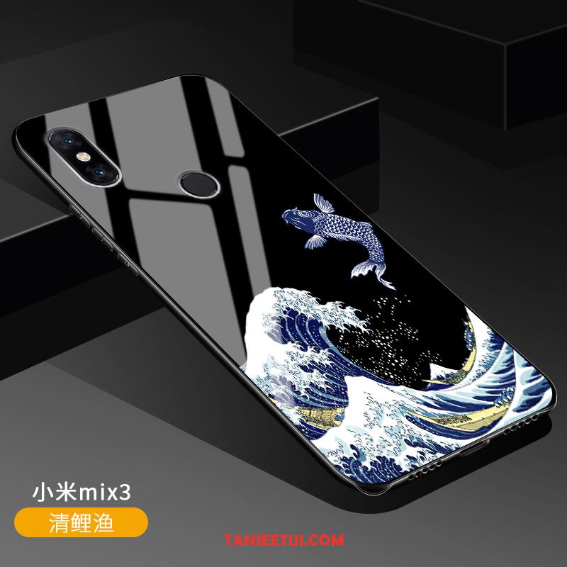 Etui Xiaomi Mi Mix 3 Dostosowane Szkło Mały, Obudowa Xiaomi Mi Mix 3 Kreatywne Różowe Wspornik Beige