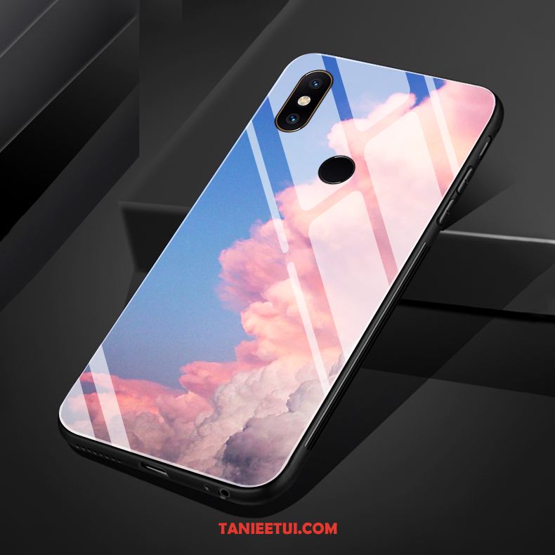 Etui Xiaomi Mi Mix 3 Miękki Jasny Szkło, Obudowa Xiaomi Mi Mix 3 Mały Kreatywne Różowe Beige