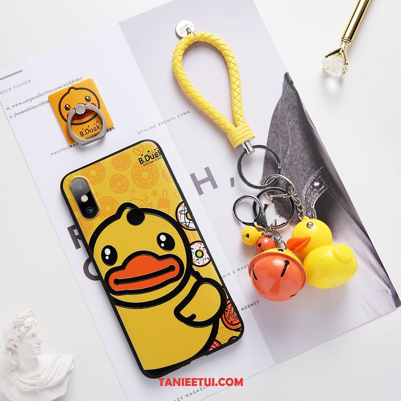 Etui Xiaomi Mi Mix 3 Niebieski Czerwony Kreskówka, Pokrowce Xiaomi Mi Mix 3 Miękki Telefon Komórkowy Mały Beige