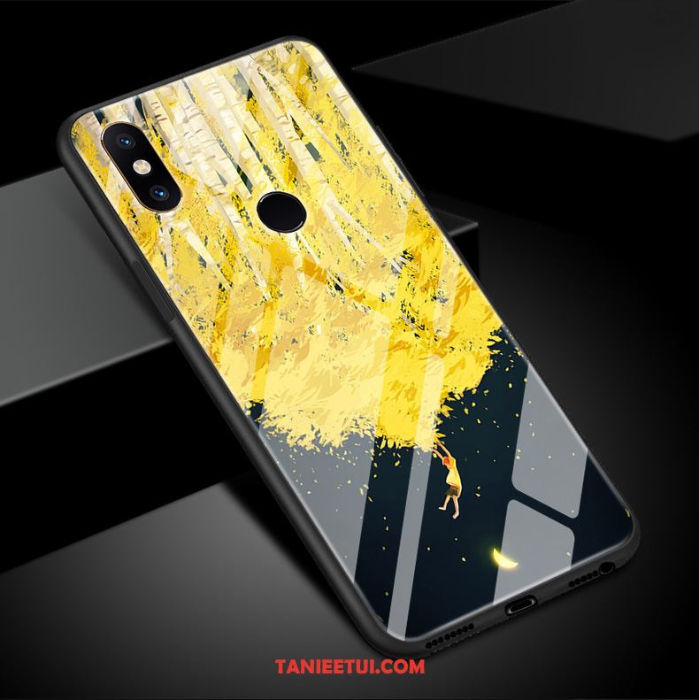 Etui Xiaomi Mi Mix 3 Ochraniacz Ciemno Niebieski Gwiaździsty, Pokrowce Xiaomi Mi Mix 3 Mały Miękki Szkło Hartowane Beige