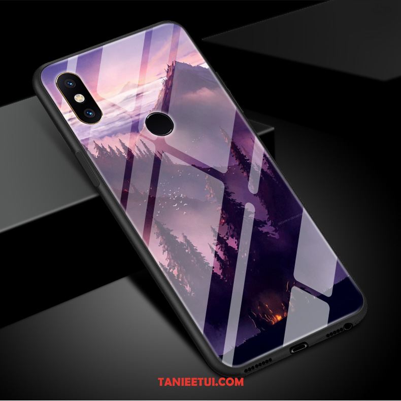 Etui Xiaomi Mi Mix 3 Ochraniacz Ciemno Niebieski Gwiaździsty, Pokrowce Xiaomi Mi Mix 3 Mały Miękki Szkło Hartowane Beige