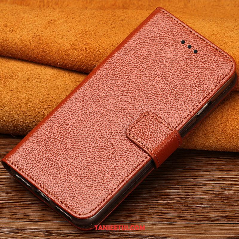 Etui Xiaomi Mi Mix 3 Ochraniacz Prawdziwa Skóra Osobowość, Futerał Xiaomi Mi Mix 3 Telefon Komórkowy Kreatywne Modna Marka Beige