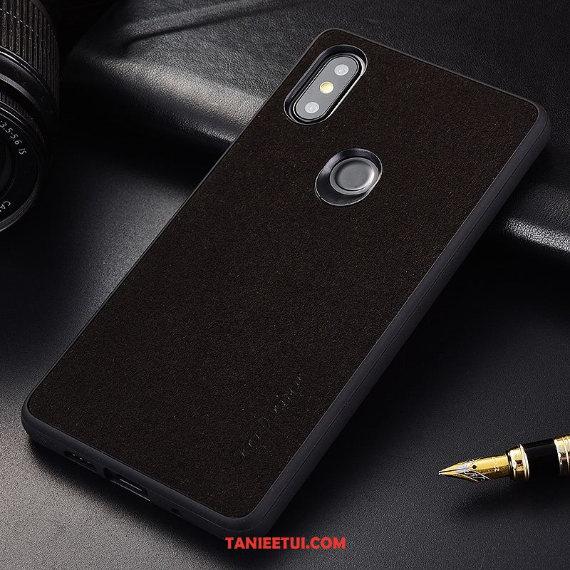 Etui Xiaomi Mi Mix 3 Ochraniacz Super Skórzany Futerał, Obudowa Xiaomi Mi Mix 3 Tylna Pokrywa Telefon Komórkowy All Inclusive Beige