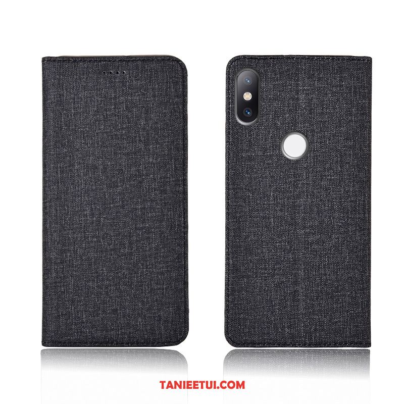 Etui Xiaomi Mi Mix 3 Szary Silikonowe Mały, Obudowa Xiaomi Mi Mix 3 Ochraniacz Anti-fall Klapa Beige