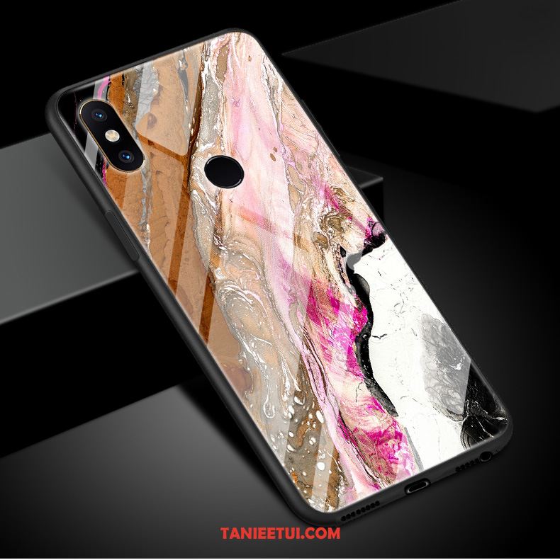 Etui Xiaomi Mi Mix 3 Telefon Komórkowy Szkło Hartowane Nowy, Obudowa Xiaomi Mi Mix 3 Mały Wzór Miękki Beige