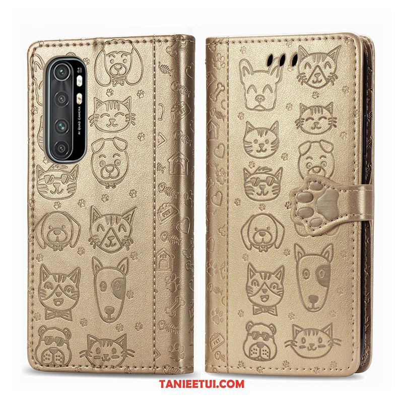 Etui Xiaomi Mi Note 10 Lite Anti-fall Mały Kreskówka, Pokrowce Xiaomi Mi Note 10 Lite Relief Piękny Młodzież Beige