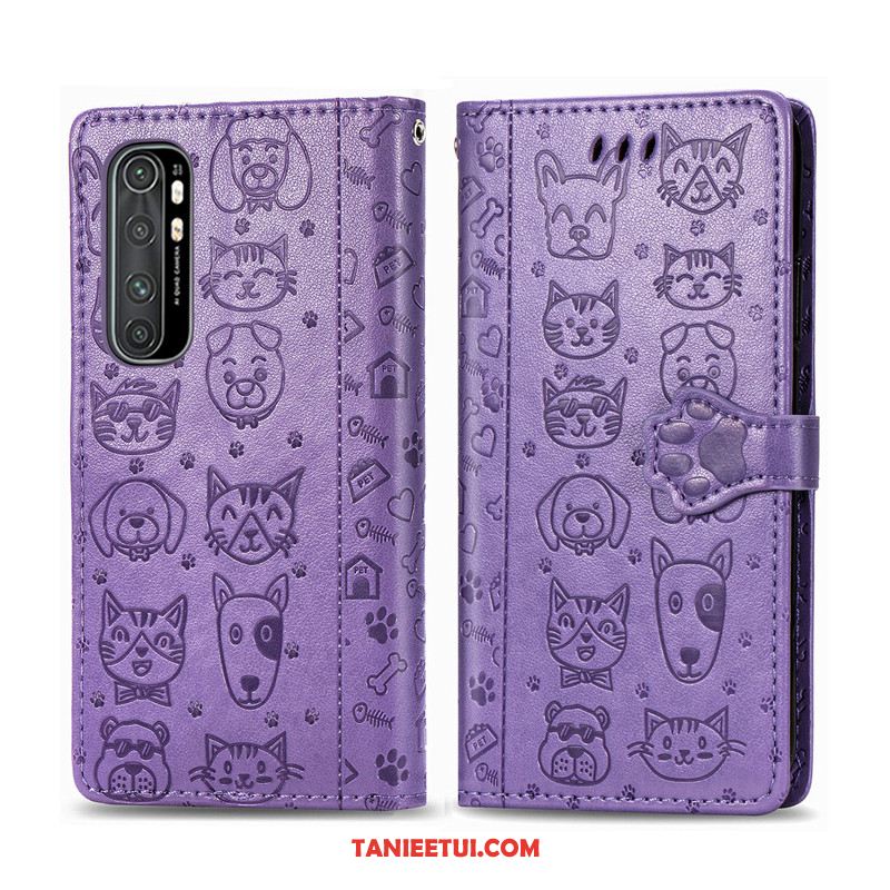 Etui Xiaomi Mi Note 10 Lite Anti-fall Mały Kreskówka, Pokrowce Xiaomi Mi Note 10 Lite Relief Piękny Młodzież Beige