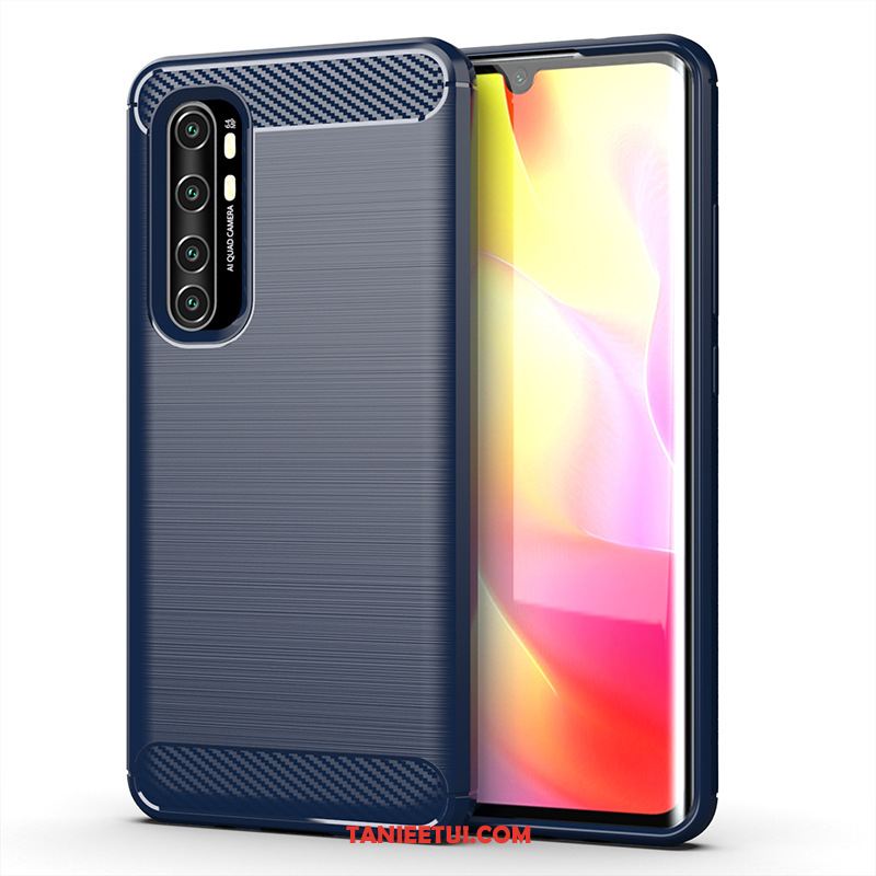 Etui Xiaomi Mi Note 10 Lite Mały Miękki Szary, Obudowa Xiaomi Mi Note 10 Lite Jedwab Wzór Telefon Komórkowy Beige