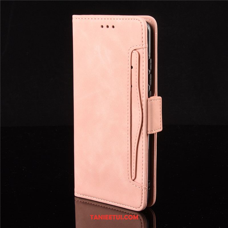 Etui Xiaomi Mi Note 10 Lite Skórzany Czerwony Młodzież, Futerał Xiaomi Mi Note 10 Lite Mały Telefon Komórkowy Portfel Beige