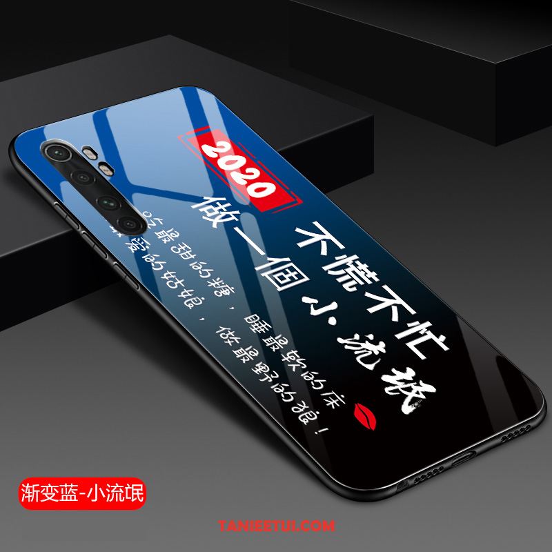 Etui Xiaomi Mi Note 10 Lite Szkło Mały Silikonowe, Obudowa Xiaomi Mi Note 10 Lite Anti-fall Ochraniacz All Inclusive Beige