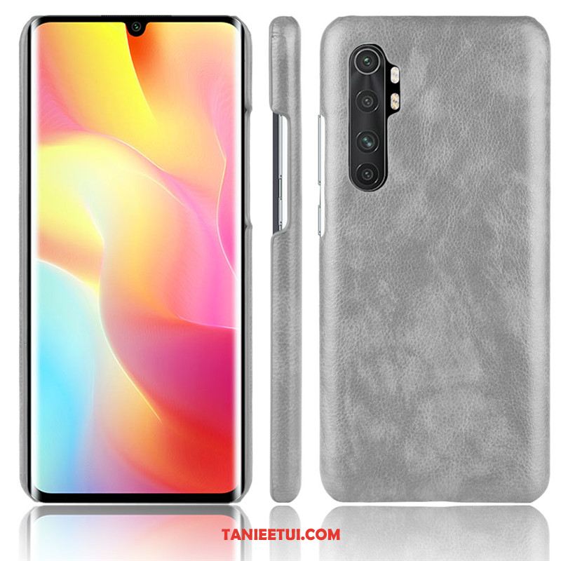 Etui Xiaomi Mi Note 10 Lite Telefon Komórkowy Skóra Młodzież, Futerał Xiaomi Mi Note 10 Lite Litchi Mały Wzór Beige