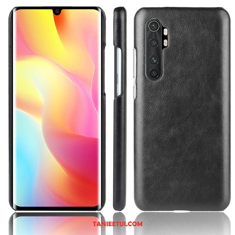 Etui Xiaomi Mi Note 10 Lite Telefon Komórkowy Skóra Młodzież, Futerał Xiaomi Mi Note 10 Lite Litchi Mały Wzór Beige