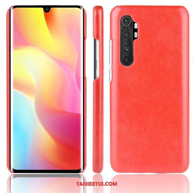 Etui Xiaomi Mi Note 10 Lite Telefon Komórkowy Skóra Młodzież, Futerał Xiaomi Mi Note 10 Lite Litchi Mały Wzór Beige