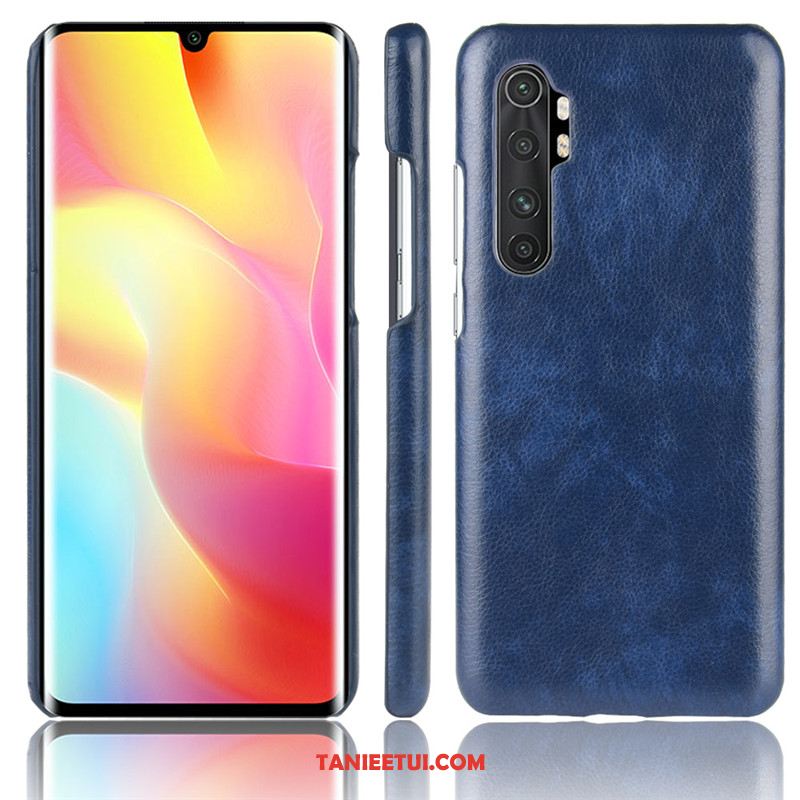 Etui Xiaomi Mi Note 10 Lite Telefon Komórkowy Skóra Młodzież, Futerał Xiaomi Mi Note 10 Lite Litchi Mały Wzór Beige