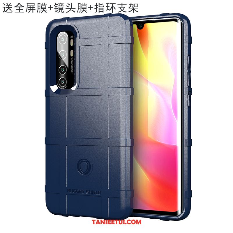 Etui Xiaomi Mi Note 10 Lite Zielony Magnetyzm All Inclusive, Pokrowce Xiaomi Mi Note 10 Lite Na Pokładzie Trzy Mechanizmy Obronne Nubuku Beige