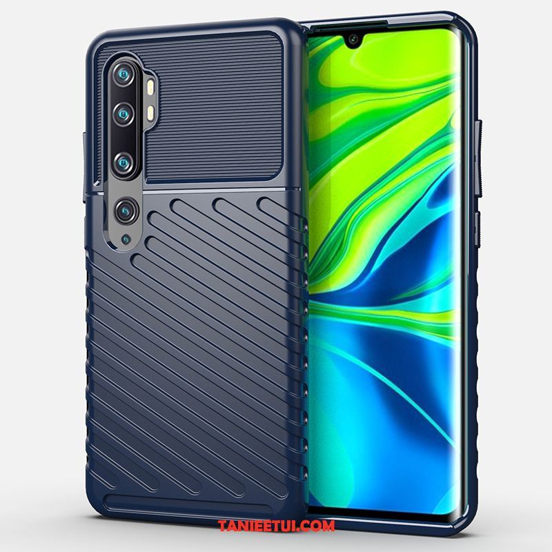 Etui Xiaomi Mi Note 10 Niebieski Telefon Komórkowy Ochraniacz, Futerał Xiaomi Mi Note 10 Nowy Luksusowy Nubuku Beige