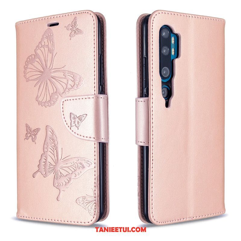 Etui Xiaomi Mi Note 10 Ochraniacz Wiszące Ozdoby Purpurowy, Pokrowce Xiaomi Mi Note 10 Mały Jednolity Kolor Telefon Komórkowy Beige