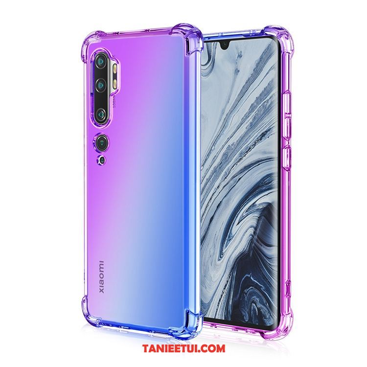 Etui Xiaomi Mi Note 10 Silikonowe Różowe Telefon Komórkowy, Obudowa Xiaomi Mi Note 10 Balon Tęcza All Inclusive Beige