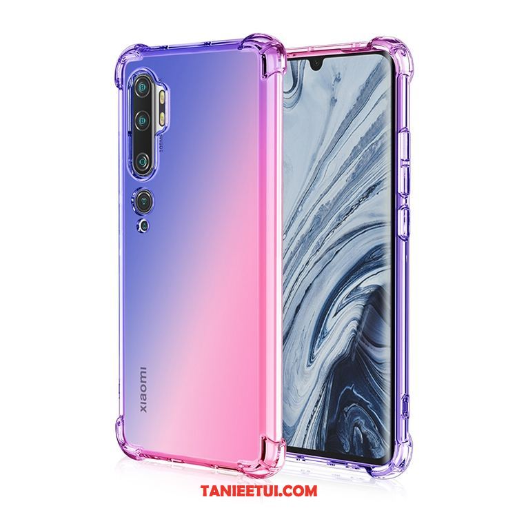 Etui Xiaomi Mi Note 10 Silikonowe Różowe Telefon Komórkowy, Obudowa Xiaomi Mi Note 10 Balon Tęcza All Inclusive Beige