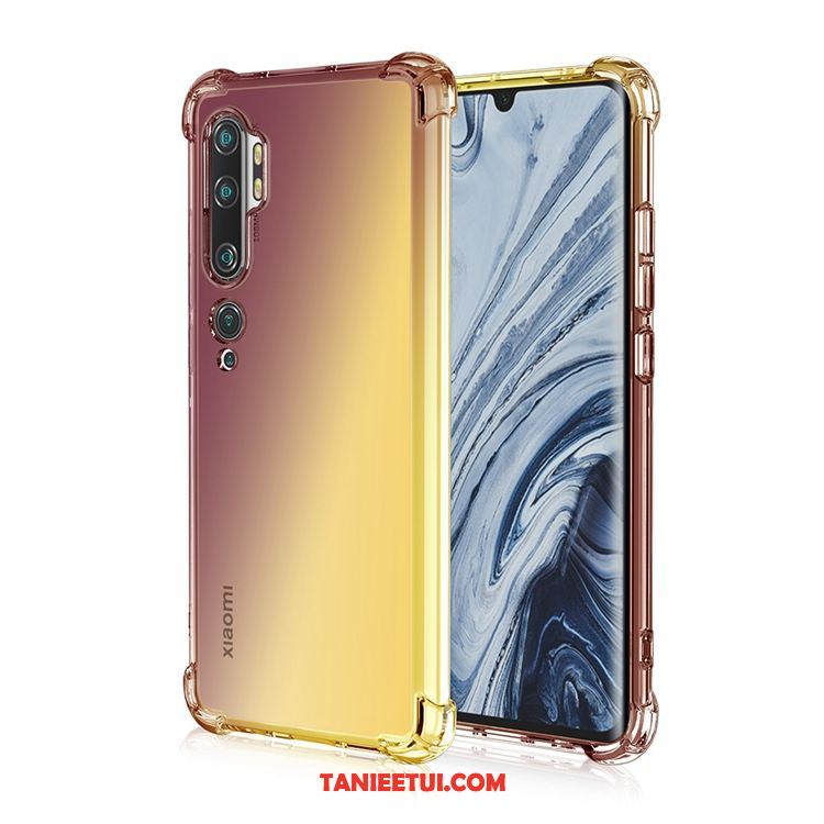 Etui Xiaomi Mi Note 10 Silikonowe Różowe Telefon Komórkowy, Obudowa Xiaomi Mi Note 10 Balon Tęcza All Inclusive Beige