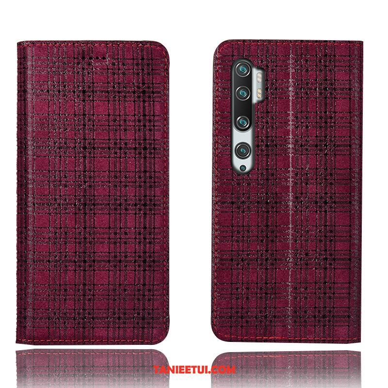 Etui Xiaomi Mi Note 10 Wzór Anti-fall Ochraniacz, Pokrowce Xiaomi Mi Note 10 Telefon Komórkowy Mały Szary Beige