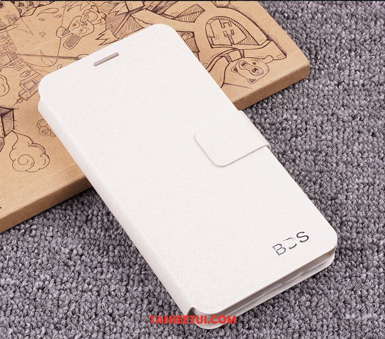 Etui Xiaomi Redmi 5 Klapa Trudno Nubuku, Obudowa Xiaomi Redmi 5 Szkło Hartowane Czerwony Skórzany Futerał Beige