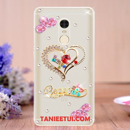 Etui Xiaomi Redmi 5 Niebieski Ochraniacz Wiszące Ozdoby, Obudowa Xiaomi Redmi 5 Rhinestone Tendencja Czerwony Beige