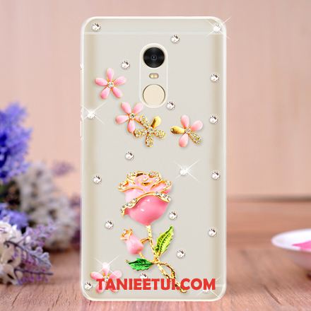 Etui Xiaomi Redmi 5 Niebieski Ochraniacz Wiszące Ozdoby, Obudowa Xiaomi Redmi 5 Rhinestone Tendencja Czerwony Beige