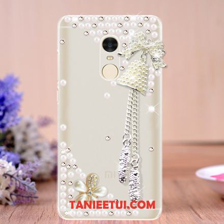 Etui Xiaomi Redmi 5 Niebieski Ochraniacz Wiszące Ozdoby, Obudowa Xiaomi Redmi 5 Rhinestone Tendencja Czerwony Beige