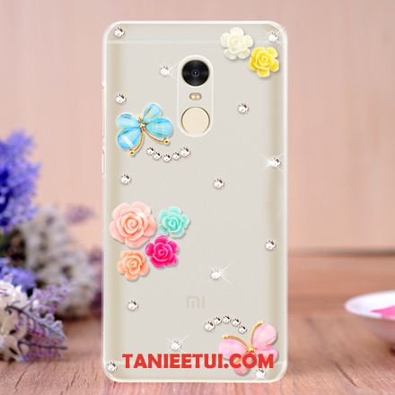 Etui Xiaomi Redmi 5 Niebieski Ochraniacz Wiszące Ozdoby, Obudowa Xiaomi Redmi 5 Rhinestone Tendencja Czerwony Beige