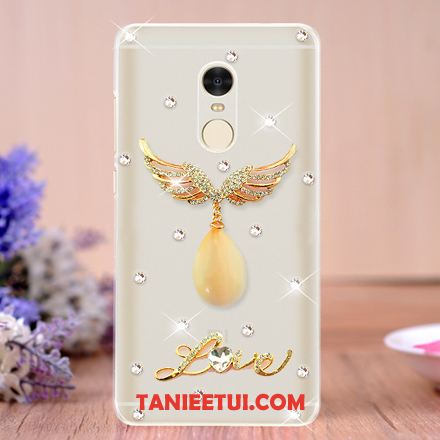 Etui Xiaomi Redmi 5 Niebieski Ochraniacz Wiszące Ozdoby, Obudowa Xiaomi Redmi 5 Rhinestone Tendencja Czerwony Beige