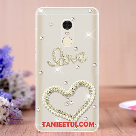 Etui Xiaomi Redmi 5 Niebieski Ochraniacz Wiszące Ozdoby, Obudowa Xiaomi Redmi 5 Rhinestone Tendencja Czerwony Beige