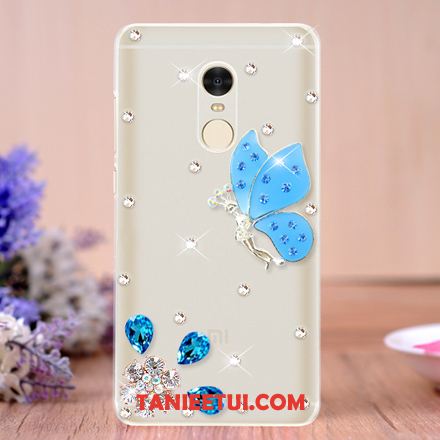 Etui Xiaomi Redmi 5 Niebieski Ochraniacz Wiszące Ozdoby, Obudowa Xiaomi Redmi 5 Rhinestone Tendencja Czerwony Beige