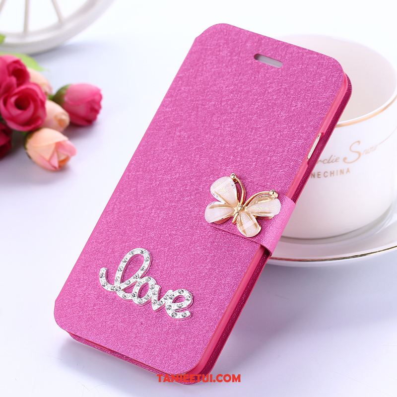 Etui Xiaomi Redmi 5 Rhinestone Silikonowe Skórzany Futerał, Futerał Xiaomi Redmi 5 Klapa Telefon Komórkowy Miękki Beige