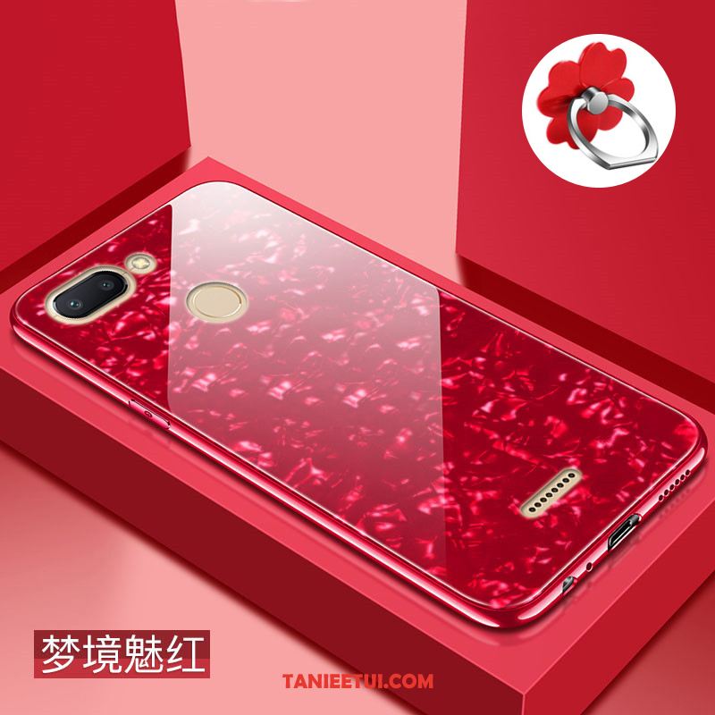 Etui Xiaomi Redmi 6 Anti-fall All Inclusive Szkło, Pokrowce Xiaomi Redmi 6 Mały Różowe Tendencja Beige