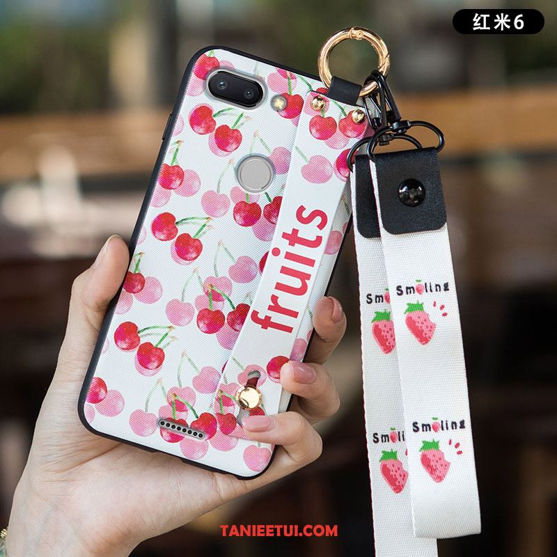 Etui Xiaomi Redmi 6 Nubuku Mały Świeży, Obudowa Xiaomi Redmi 6 Anti-fall Miękki Tendencja Beige