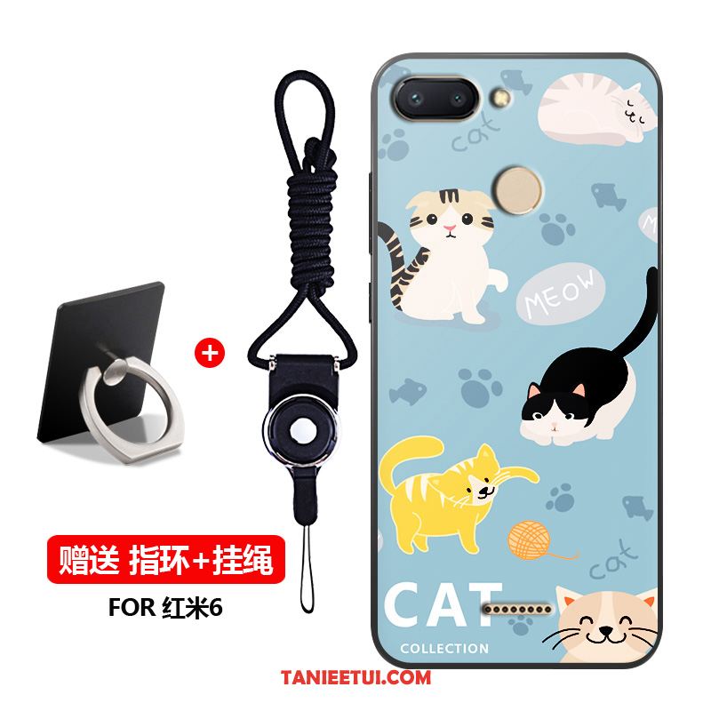 Etui Xiaomi Redmi 6 Szkło Hartowane Biały Ochraniacz, Obudowa Xiaomi Redmi 6 Czerwony Filmy Miękki Beige