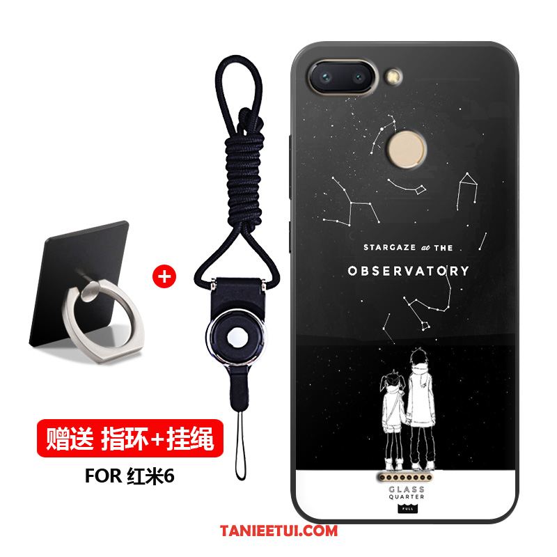 Etui Xiaomi Redmi 6 Szkło Hartowane Biały Ochraniacz, Obudowa Xiaomi Redmi 6 Czerwony Filmy Miękki Beige