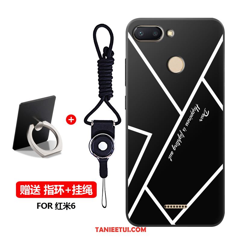 Etui Xiaomi Redmi 6 Szkło Hartowane Biały Ochraniacz, Obudowa Xiaomi Redmi 6 Czerwony Filmy Miękki Beige