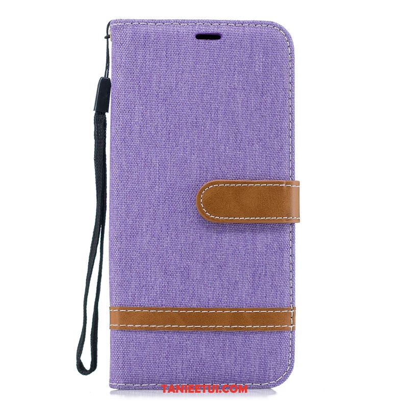 Etui Xiaomi Redmi 6a Denim Ciemno Proste, Pokrowce Xiaomi Redmi 6a Jasny Purpurowy Telefon Komórkowy