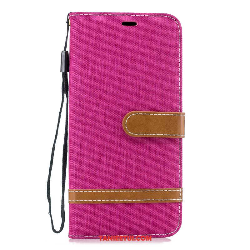 Etui Xiaomi Redmi 6a Denim Ciemno Proste, Pokrowce Xiaomi Redmi 6a Jasny Purpurowy Telefon Komórkowy