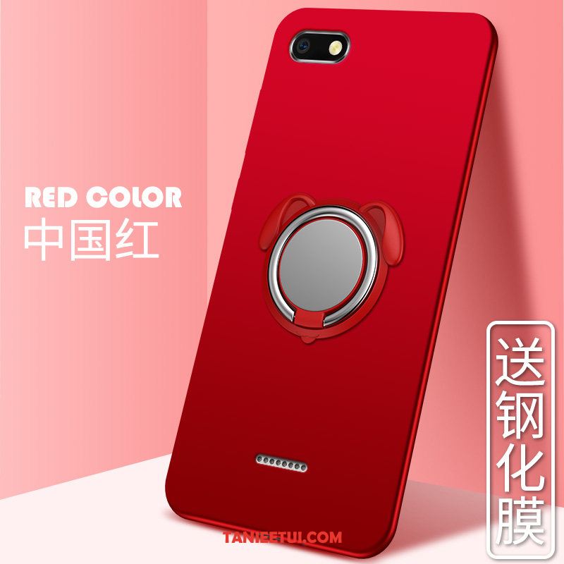 Etui Xiaomi Redmi 6a Nubuku Czerwony Netto Czarny, Futerał Xiaomi Redmi 6a All Inclusive Wspornik Cienkie Beige