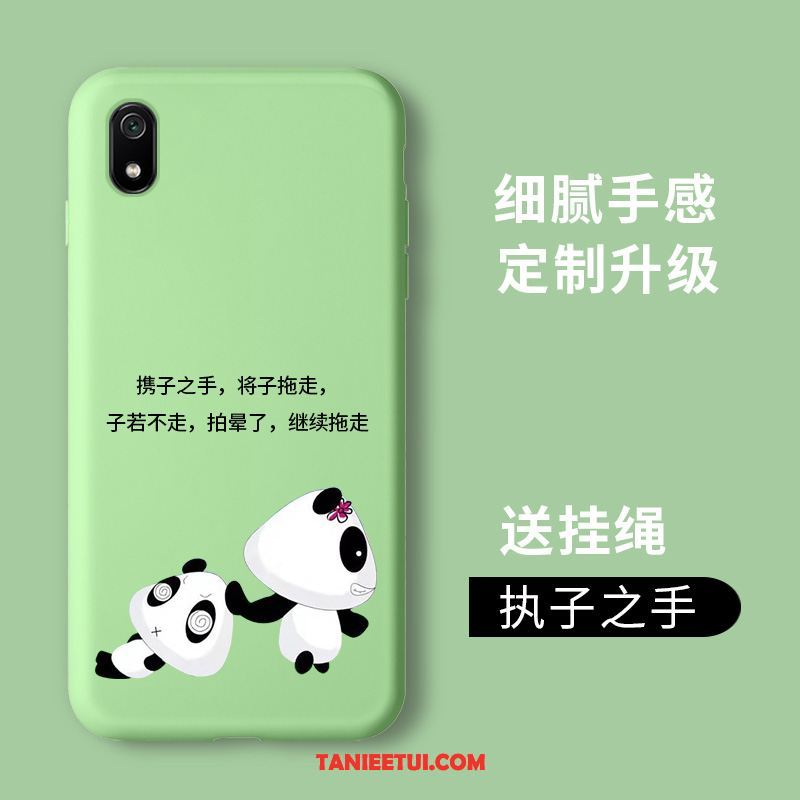 Etui Xiaomi Redmi 7a Czerwony Telefon Komórkowy Silikonowe, Obudowa Xiaomi Redmi 7a All Inclusive Mały Zielony Beige