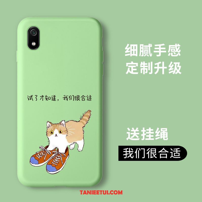 Etui Xiaomi Redmi 7a Czerwony Telefon Komórkowy Silikonowe, Obudowa Xiaomi Redmi 7a All Inclusive Mały Zielony Beige