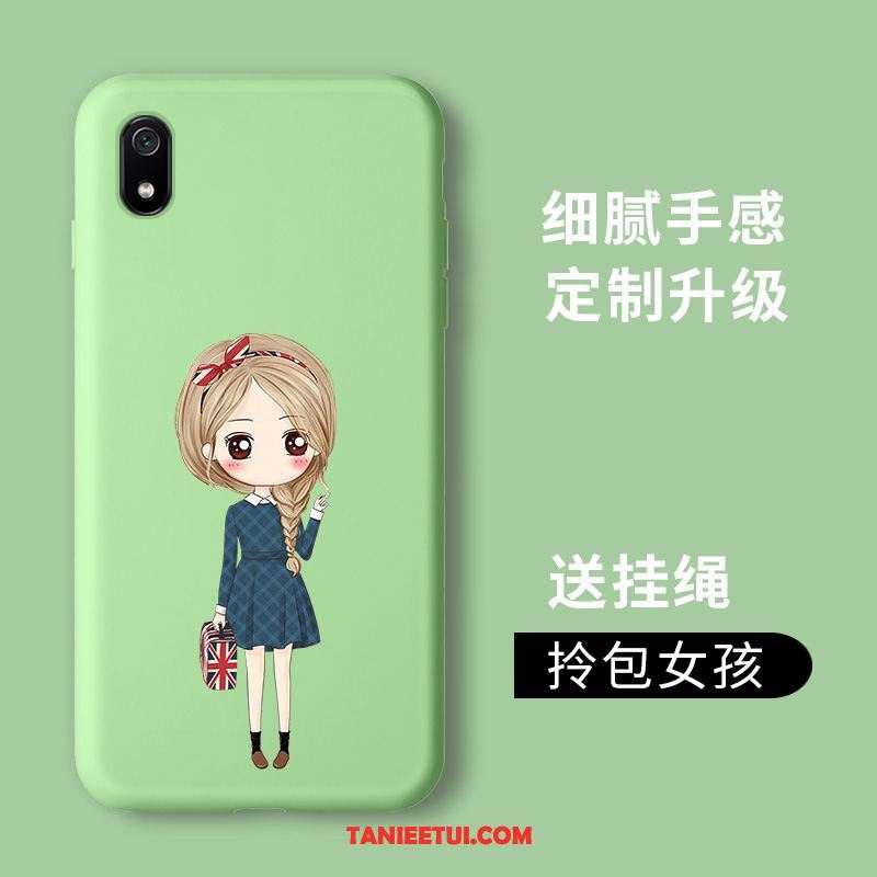 Etui Xiaomi Redmi 7a Czerwony Telefon Komórkowy Silikonowe, Obudowa Xiaomi Redmi 7a All Inclusive Mały Zielony Beige